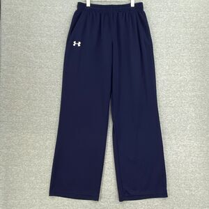 Under Armour Track Pants Womens Medium Loose Blue Basketball Athletic Jogging